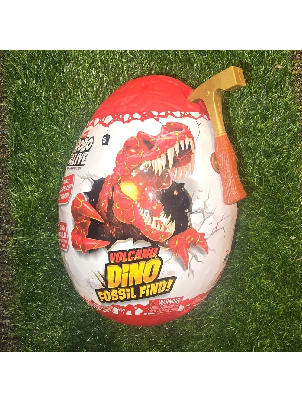Zuru Robo Alive Volcano Dino Fossil Find Real Life Robotic Pet Dig and Build